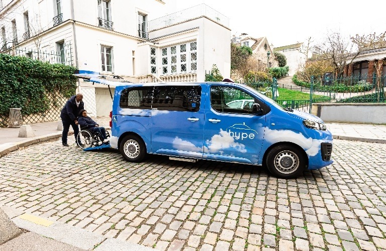 Wheelchair Accessible Hydrogen Taxi