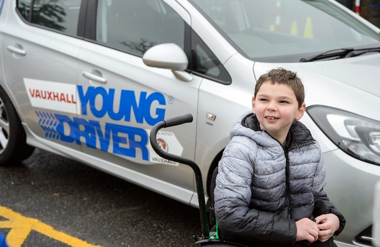 9-Year-Old Double Amputee Tony Hudgell's First Driving Lesson