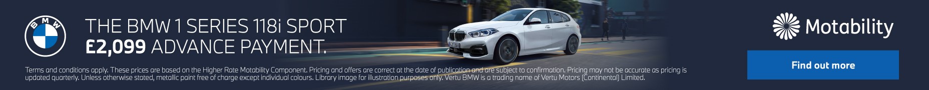 02 1 New - Motability Offer Vertu BMW