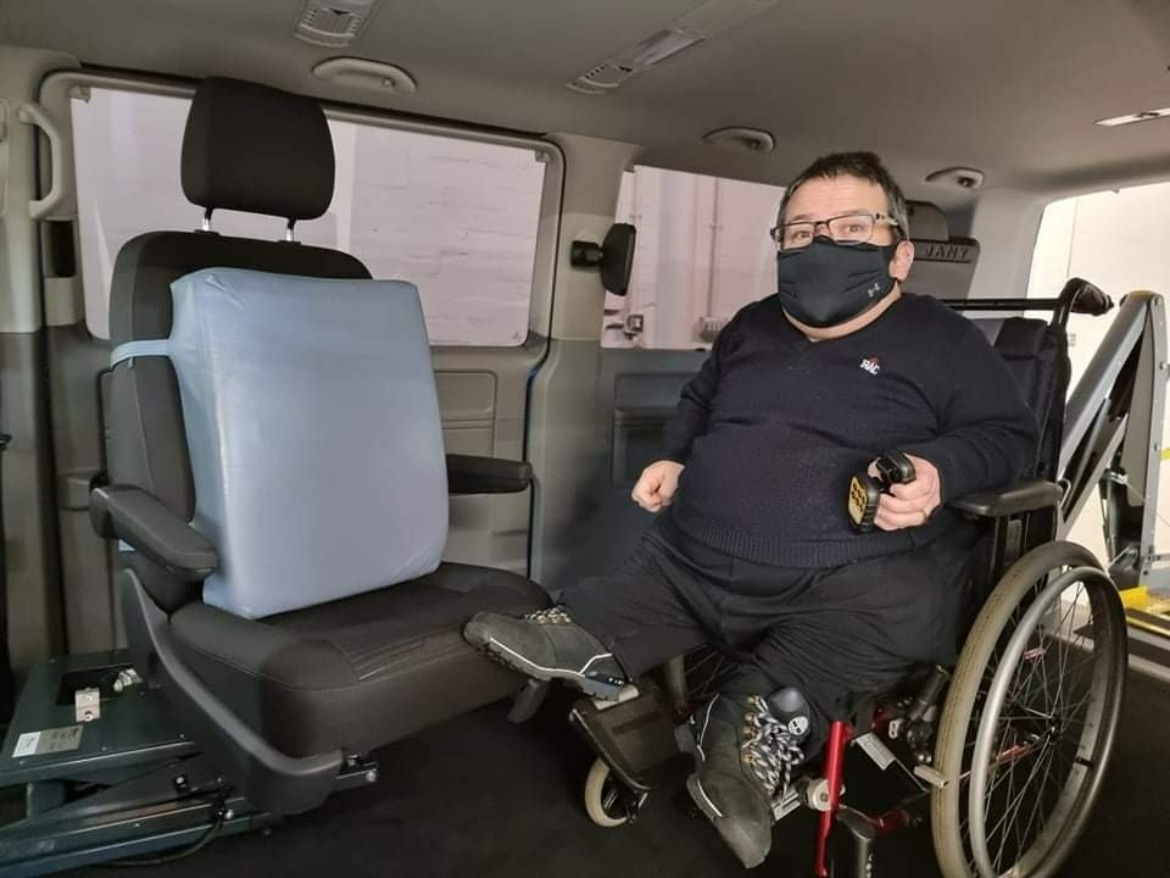 Wheelchair Accessible Vehicle (WAV) Internal Transfer Seat