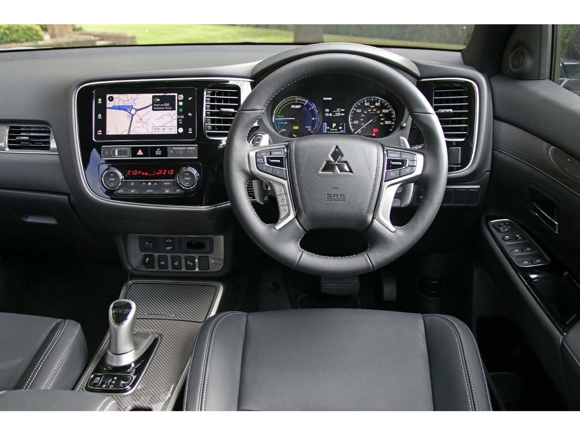 New Mitsubishi Outlander PHEV Dashboard Motability