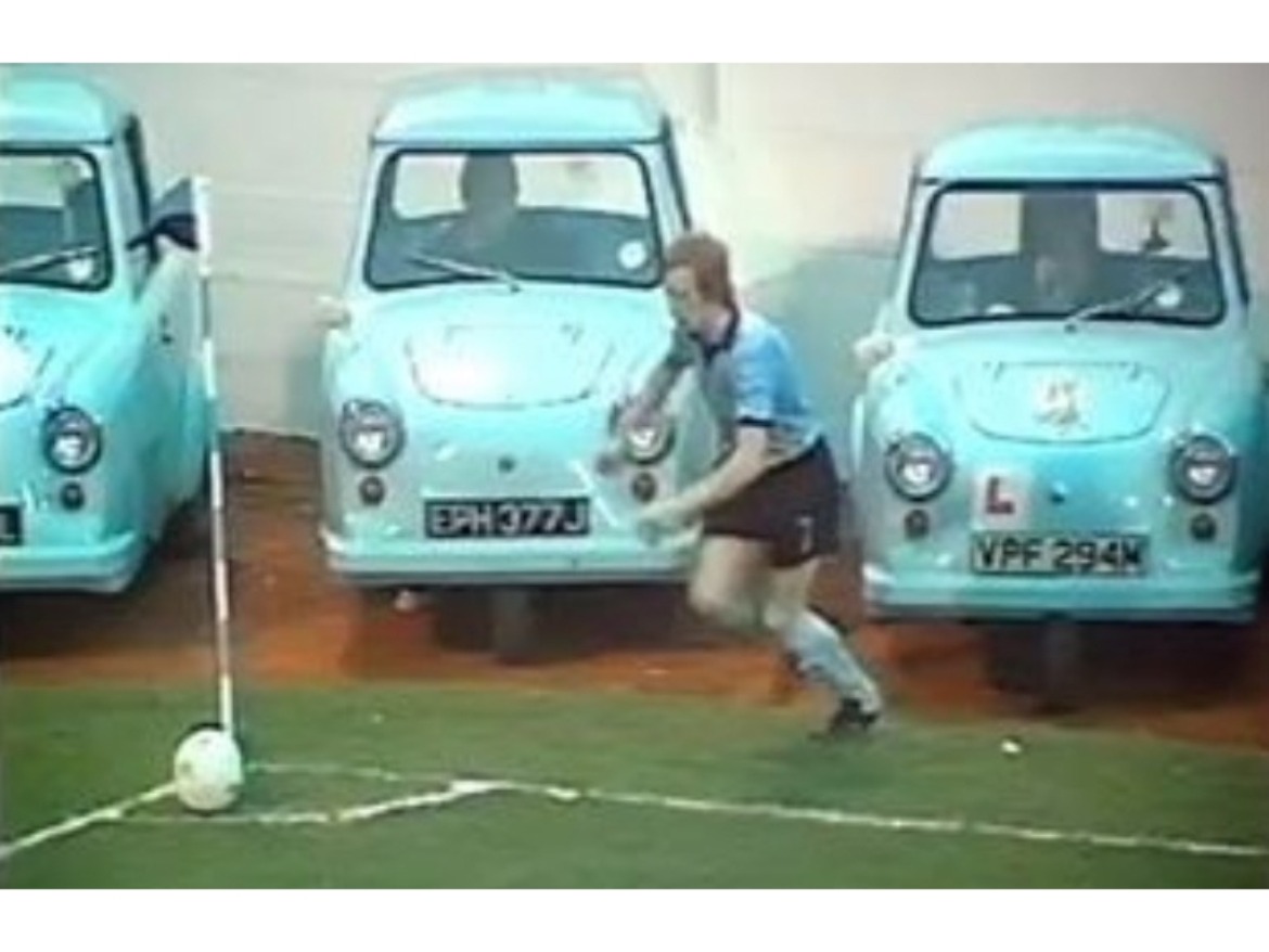 The Invacar Mobility Vehicle Was A Common Sight At Football Matches In The 1960's and 1970's